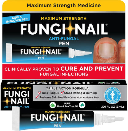 Fungi-Nail Pen Applicator Anti-Fungal Solution front view for athlete's foot treatment