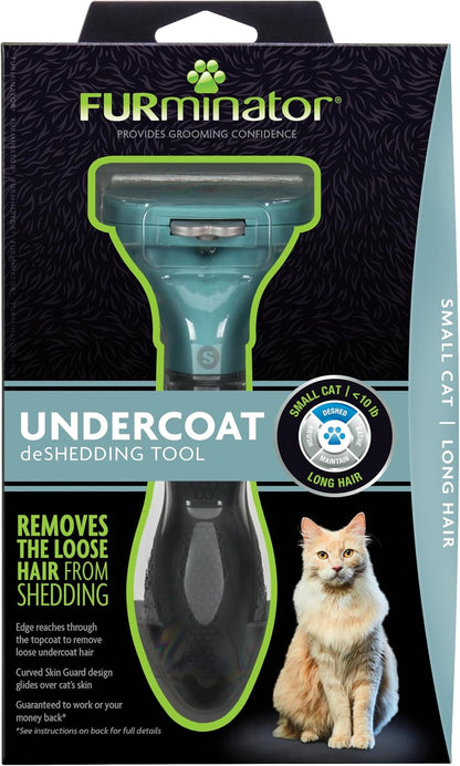 FURminator deShedding Tool For Medium to Large Cats With Short Hair, Removes Loose Hair From Shedding - Image 10