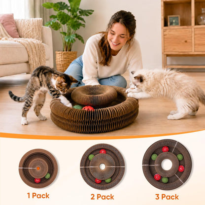 Dawnigo foldable cat toy showing magnetic connector