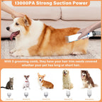 Petmolico pet vacuum cleaner nozzle head tool cleaning dog hair out of living room sofa cushions.