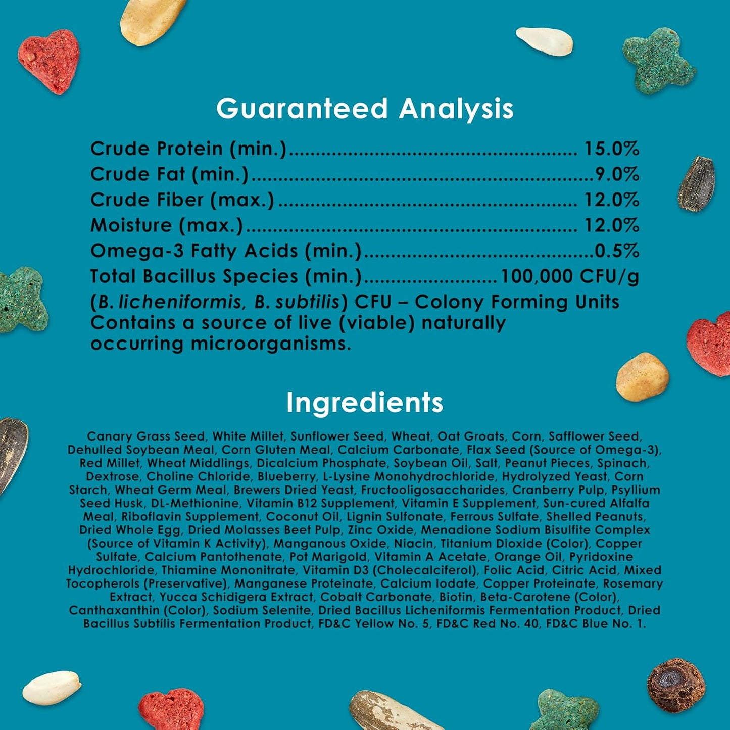 Kaytee Forti-Diet Pro Health Nourish+Protect Cockatiel Food, Comprehensive Nutrition Backed by Science, Digestive Health, Immune Support, 5 pounds - Image 9