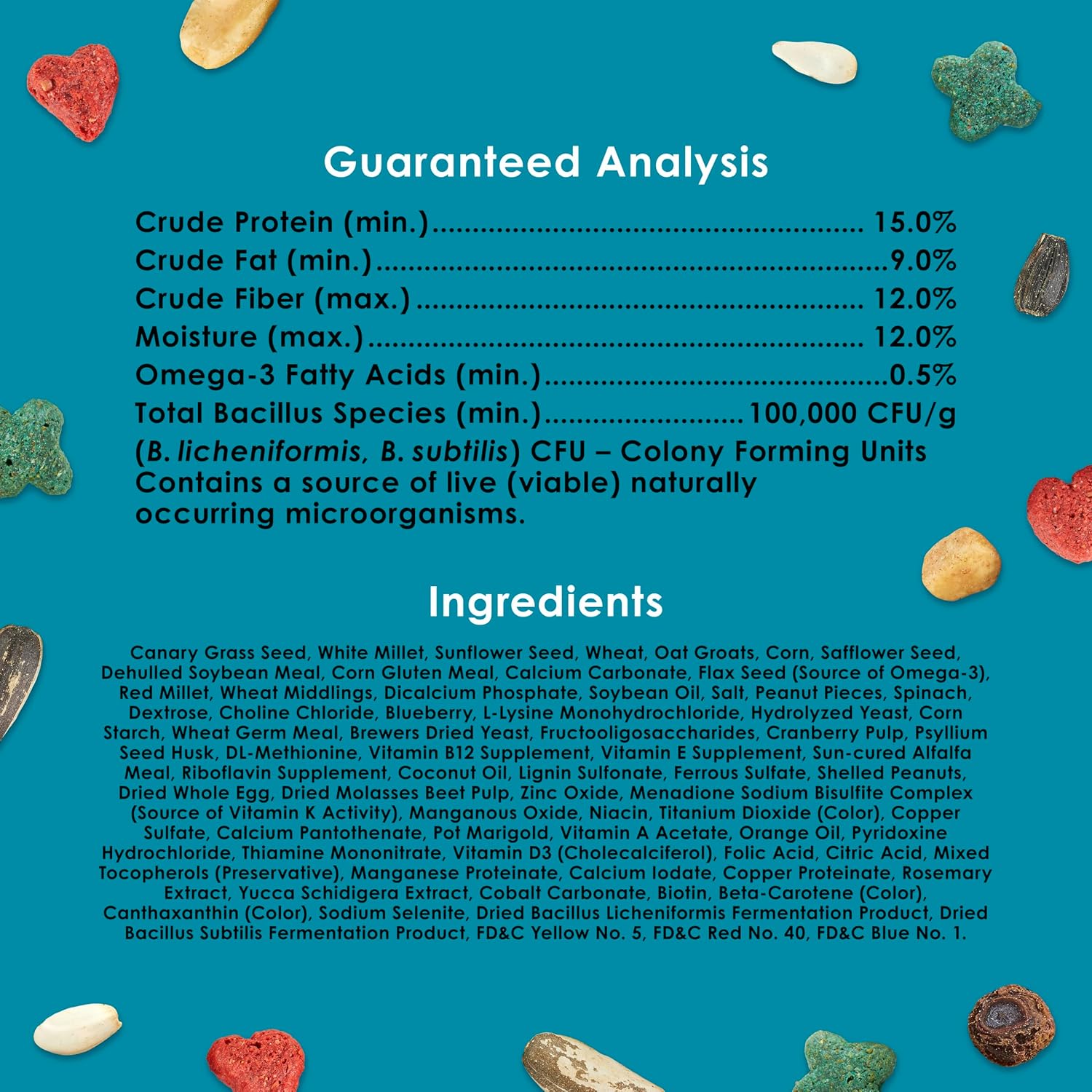 Kaytee Forti-Diet Pro Health Nourish+Protect Cockatiel Food, Comprehensive Nutrition Backed by Science, Digestive Health, Immune Support, 5 pounds - Image 9