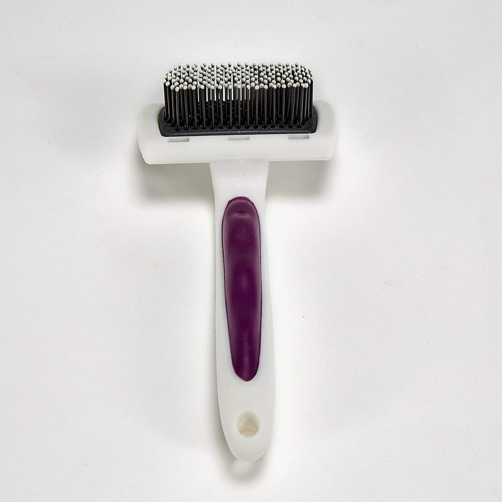 Kaytee rabbit and guinea pig grooming brush ergonomic handle