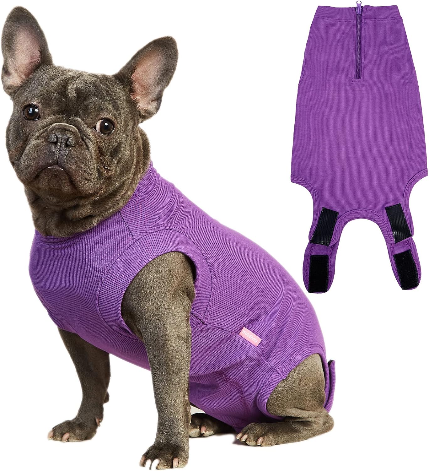 Recovery Suit for Dogs,Dog Cone Alternative Zipper Surgery Suit Female Spay,Soft Dog Surgery Suit for Anti Licking,Breathable Surgical Suit for Dogs Female Spay - Image 13