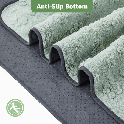 Non-slip silicone dots on underside of Loobani puppy pads