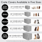 Sweet Jojo Designs luxury polyester canvas pet crate blanket bedroom setup