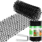 Sanwuta 2 Pcs 26.3 ft Cat Spike Mat Outdoor Cat Deterrent Mat with Spikes Prickle Strips Indoor Dog Digging Deterrent Anti Network Spikes with 10 Staples for Garden Fence(Brown) - Image 9
