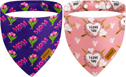 4th of July Dog Bandanas with Snap Button, 2 Pack American Flag Pet Scarf for Boy & Girl, Premium Durable Fabric, Adjustable Fit, Patriotic Bandana for Medium and Large Dogs (Large) - Image 10