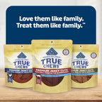 Blue Buffalo True Chews Beef Premium Jerky Cuts Natural Dog Treats, Chicken-Free Dog Snacks, Healthy Reward or Training Treat, Made in the USA with Real Steak & Natural Ingredients, 30 oz. - Image 9