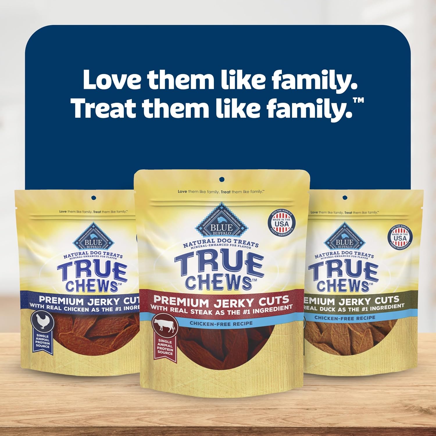 Blue Buffalo True Chews Beef Premium Jerky Cuts Natural Dog Treats, Chicken-Free Dog Snacks, Healthy Reward or Training Treat, Made in the USA with Real Steak & Natural Ingredients, 30 oz. - Image 9