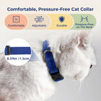 Anti-licking pet recovery neck shield showcasing adjustable dimensions for proper fitting