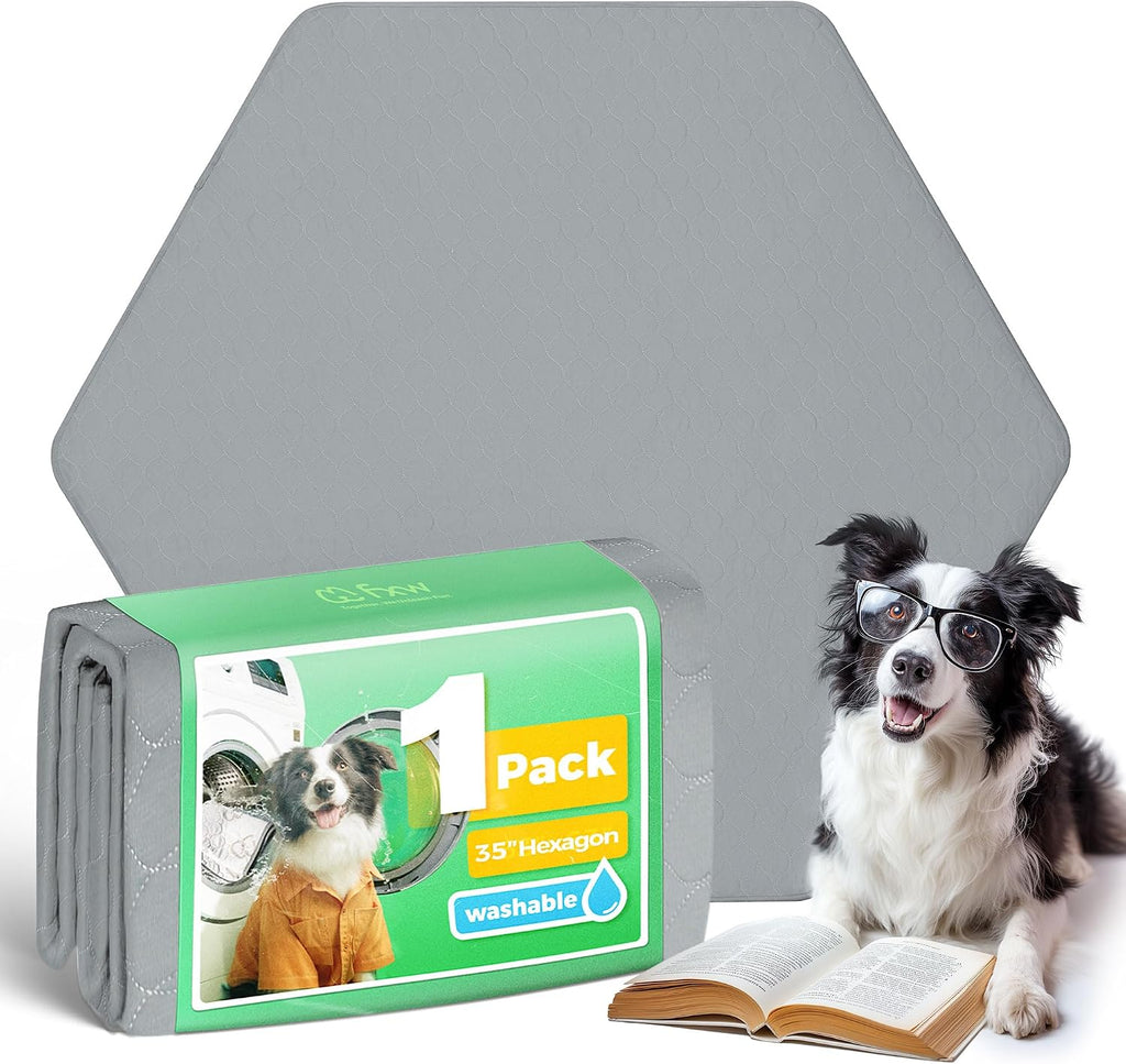 FXW Washable Pee Pads for Dogs, Leak-Proof & Non-Slip, Specifically Designed for 18inch Cages, 11" x 17" Rectangle, Khaki, 2 Packs - Image 10