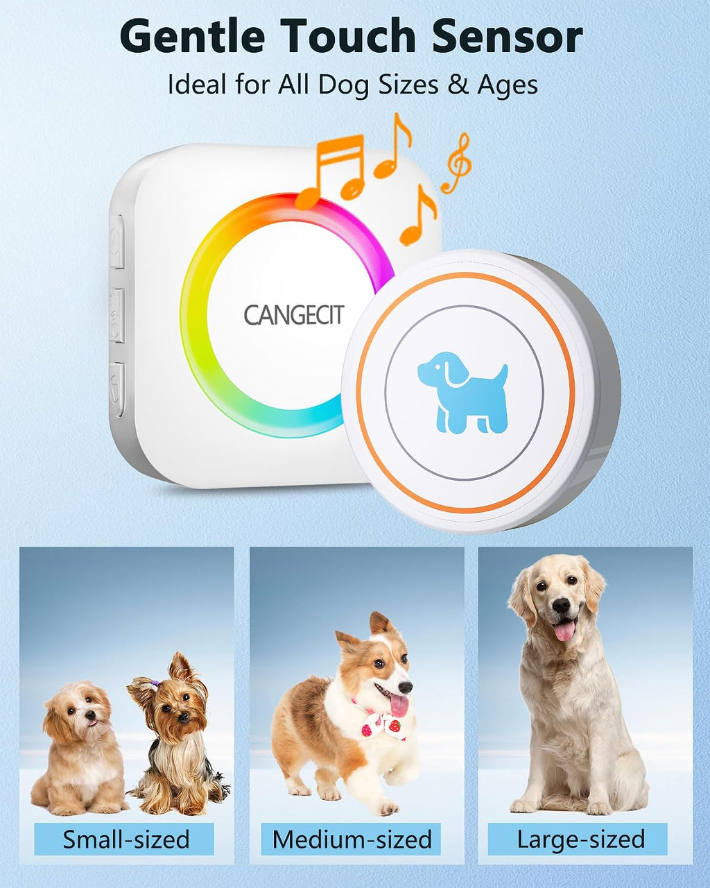 Yoiilifee dog training bell receiver with LED indicator