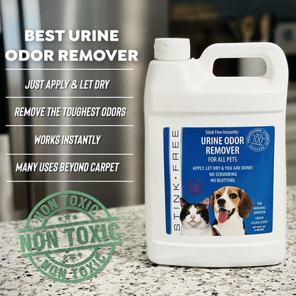 Stink Free non toxic dog and cat urine odor destroyer