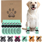 KOOLTAIL Anti Slip Dog Socks to Prevent Licking Paws and Slipping, Extra-Thick Grip Pet Boots & Paw Protectors, Winter Warm Puppy Shoes Booties for Hardwood Floors Small Medium Large Senior Dogs,SM - Image 14