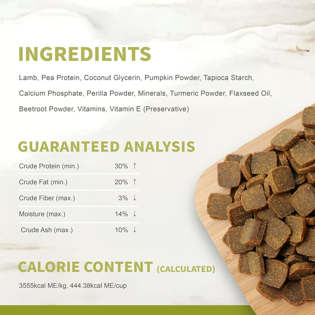 Herz three point five ounce dog food sampler bag layout