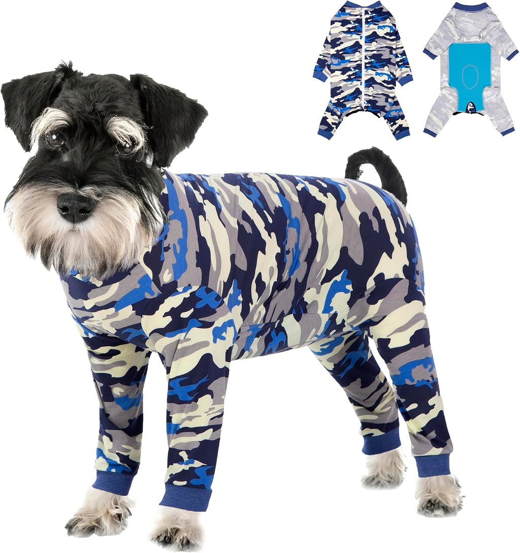 Dog Recovery Suit Full-Zipper After Post-Surgery Large Medium Dogs, Dog Bodysuit for Prevent Licking& Chewing Wounds Onesies Cone Alternative (Purple, 4X-Large) - Image 10