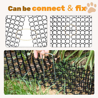Oceanpax cat repellent mat used on a sofa for pet training