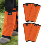 Harrison Howard Loose Fitting Fly Boots UV-Protective Extra Tough Mesh Ventilated Four Fasteners Stay-on Design Protect Horse Legs & Stomp-Reducing Set of 4 Deep Navy Large - Image 13