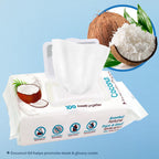 Plant derived dog and cat grooming wipes for clean paws and coats