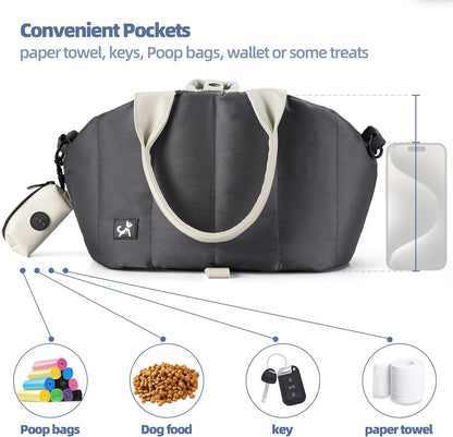 Interior view of Sytopia pet bag with comfortable cushion