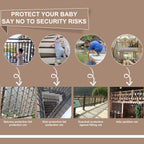 Heavy duty hemp rope net secured to wooden staircase railing