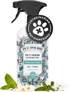 Pet-Pourri Pawsitively Fresh bottle showcasing pet odor eliminator features