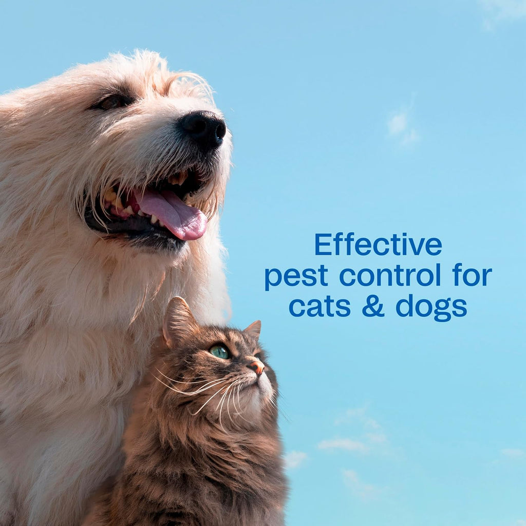 Adams Plus pet grooming shampoo bottle back view