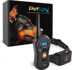 PetSpy P620 dog training shock collar with remote front view