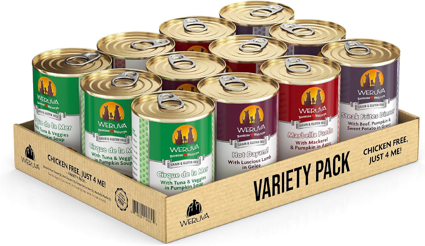 Weruva Classic Dog Food, Variety Pack, Baron's Batch, Wet Dog Food, 14oz Cans (Pack of 12) - Image 14