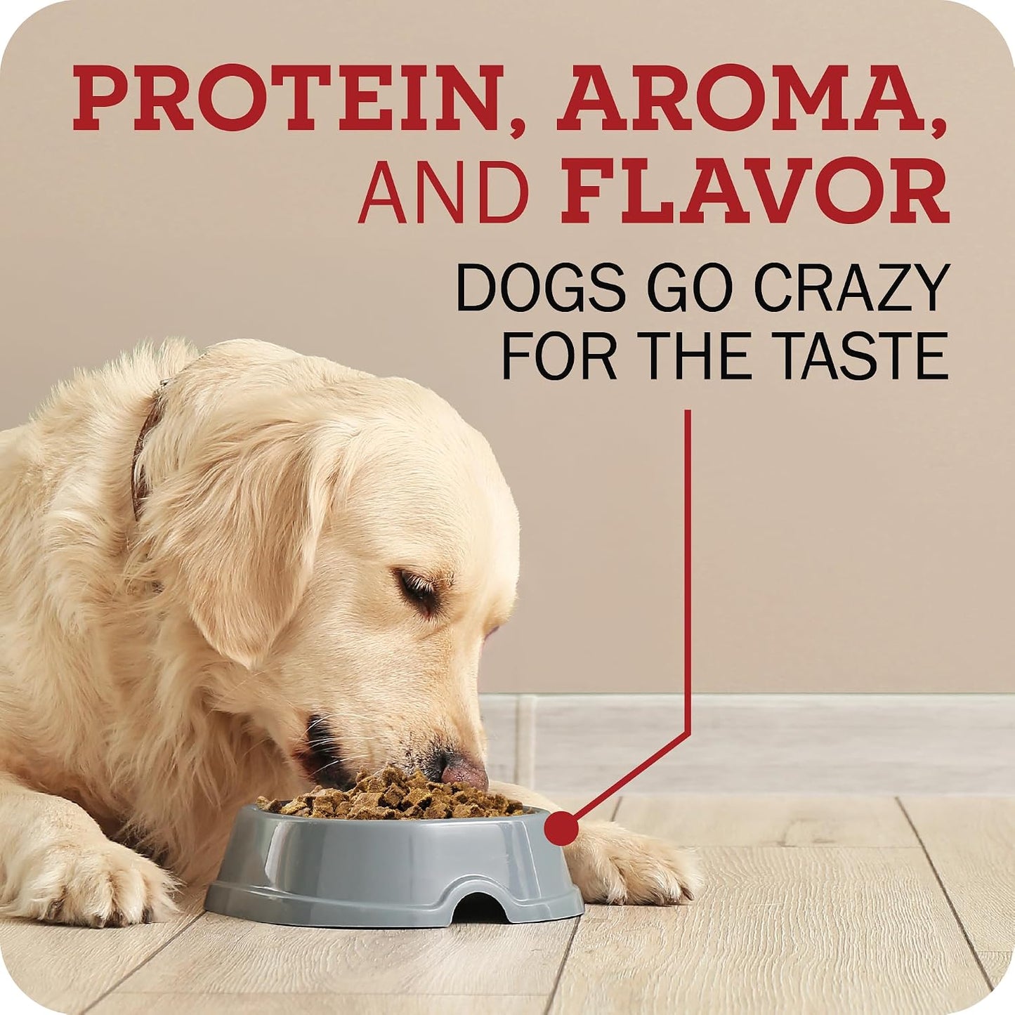 Redbarn powerfood puppy recipe rich in DHA Omega three and essential postbiotics.