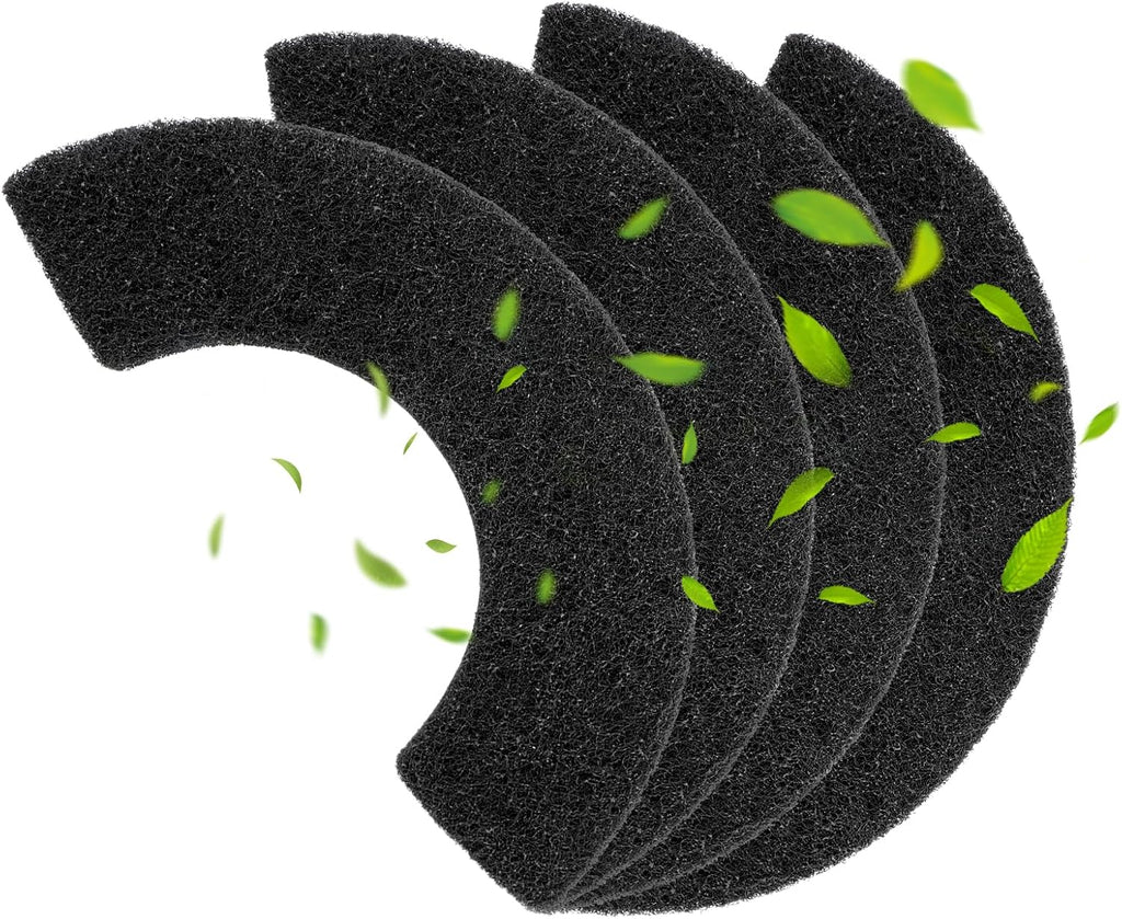 8 Pack 0.5" Thickened Activated Carbon Filters Compatible with LR 4 Connect, Automatic Cat Litter Box Filters Replacement Charcoal Filter Sheet to Absorb Odors Control Pet Damp Keep Home Fresh - Image 10