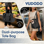 Yudodo pet travel tote with safety clip exposed