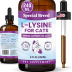 Special Breed L-Lysine for Cats and Kittens - Immune, Respiratory and Eye Support - Cat Sneezing and Runny Nose Relief - Lysine Powder with Prebiotics, Krill, Bone Broth and DMG - 120 Servings - Image 10