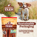 Natural Farm Odor-Free Braided Bully Sticks (6 Inch, 10 Pack) - 100% Grass-Fed Beef, Grain-Free, Low Fat & Fully Digestible Dental Treats - Safest Long Lasting Pizzle Chews to Keep Your Dog Busy - Image 9