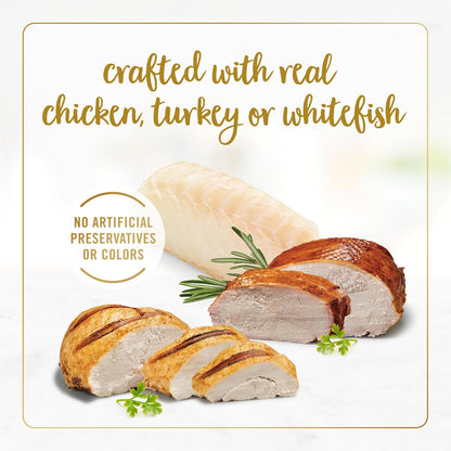Purina Fancy Feast Delights with Cheddar gravy texture closeup