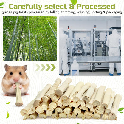 StyEdEk small animal sweet bamboo chew sticks in dry storage preparation