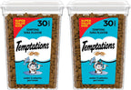Temptations Cat Treats Classic Crunchy and Soft Cat Treats, Tempting Tuna Flavor, 16 oz. Tub - Image 15