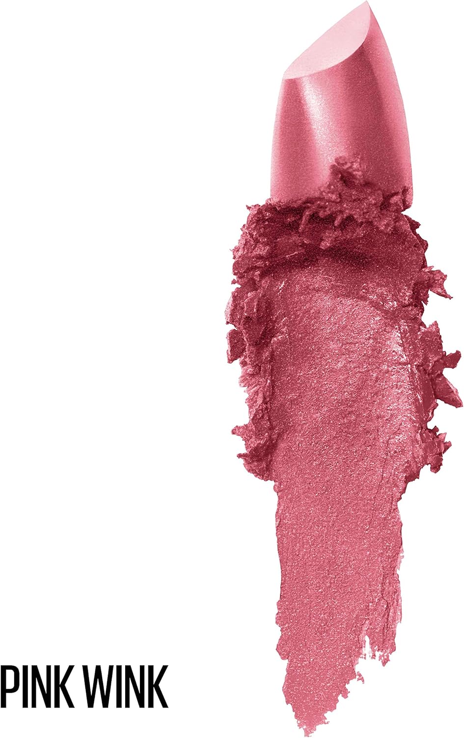 Maybelline New York hydrating lipstick tube in silver packaging