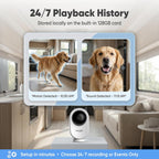 Waggle RV Mini camera packaging showing included 128 gigabyte card