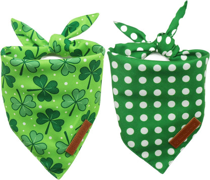 Realeaf dog clothing accessories pack of two reversible bandanas