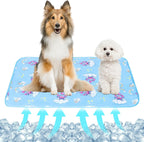 NACOCO Summer Pet Cooling Mat - Cat Dog Cushion Pad Sleeping Cool Sharks Comfortable Soft for Pets Kids and Adults (Grey Shark, S) - Image 11