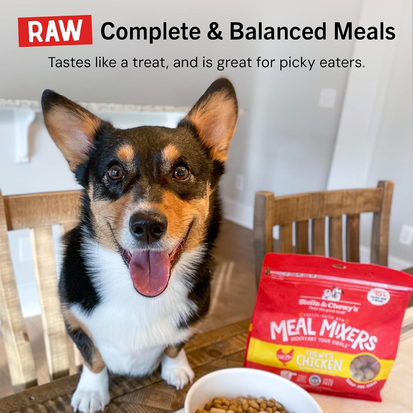 Stella & Chewy's Freeze-Dried Raw Chicken Meal Mixers- Dog Food Topper and Mixer - Made with 95% Cage-Free Chicken, Organs & Bone - Perfect for Picky Eaters - Grain-Free - 3.5oz - Image 11