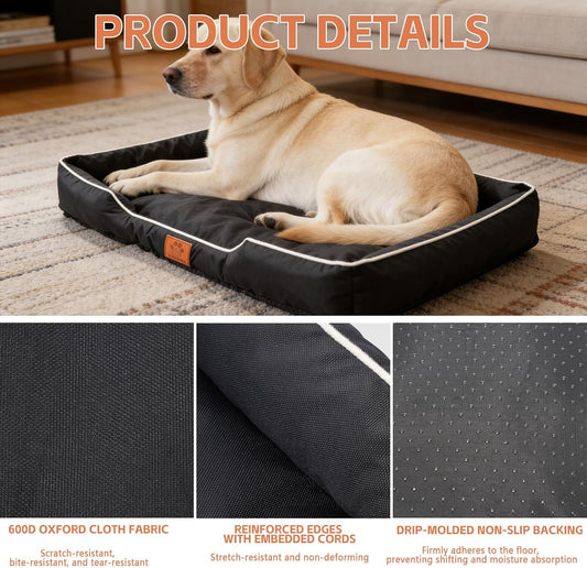Fummi dog bed waterproof layer demonstration