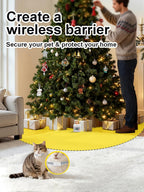 Flyspear indoor pet boundary transmitter with integrated hanging hook white color