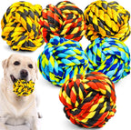 SHARLOVY Large Tough Chew Toys for Aggressive Chewers Large Breed,Heavy Duty Dental Rope Toys Kit for Medium Dogs,5 Knots Indestructible Cotton Puppy Teething Chew Tug Toy Set of 9 - Image 13