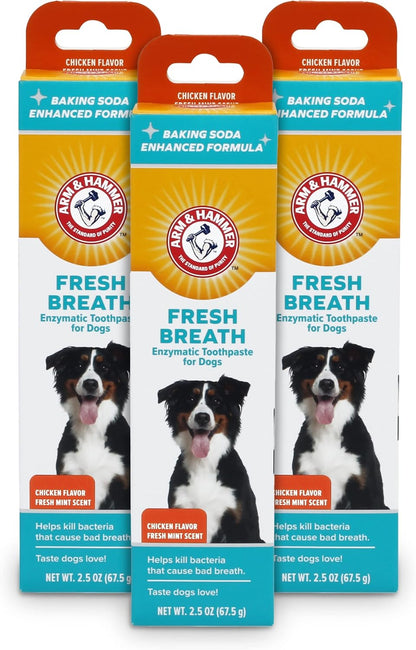 Arm & Hammer for Pets Fresh Breath Enzymatic Dog Toothpaste Vanilla Ginger Flavor Baking Soda Dental Gel Eliminates Bad Breath Safe Puppies Adult Dogs Daily Use 2.5 OZ Single at Home Dental Care - Image 11