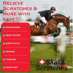 Show Out Skin & Scratches 4 oz Concentrate - Fast Relief and Prevention for Horse Care. Use on Equine Scratches/Mud Fever, Girth Itch, Mange, Thrush, Rain Rot, Ringworm, etc w/Empty Spray Bottle - Image 9