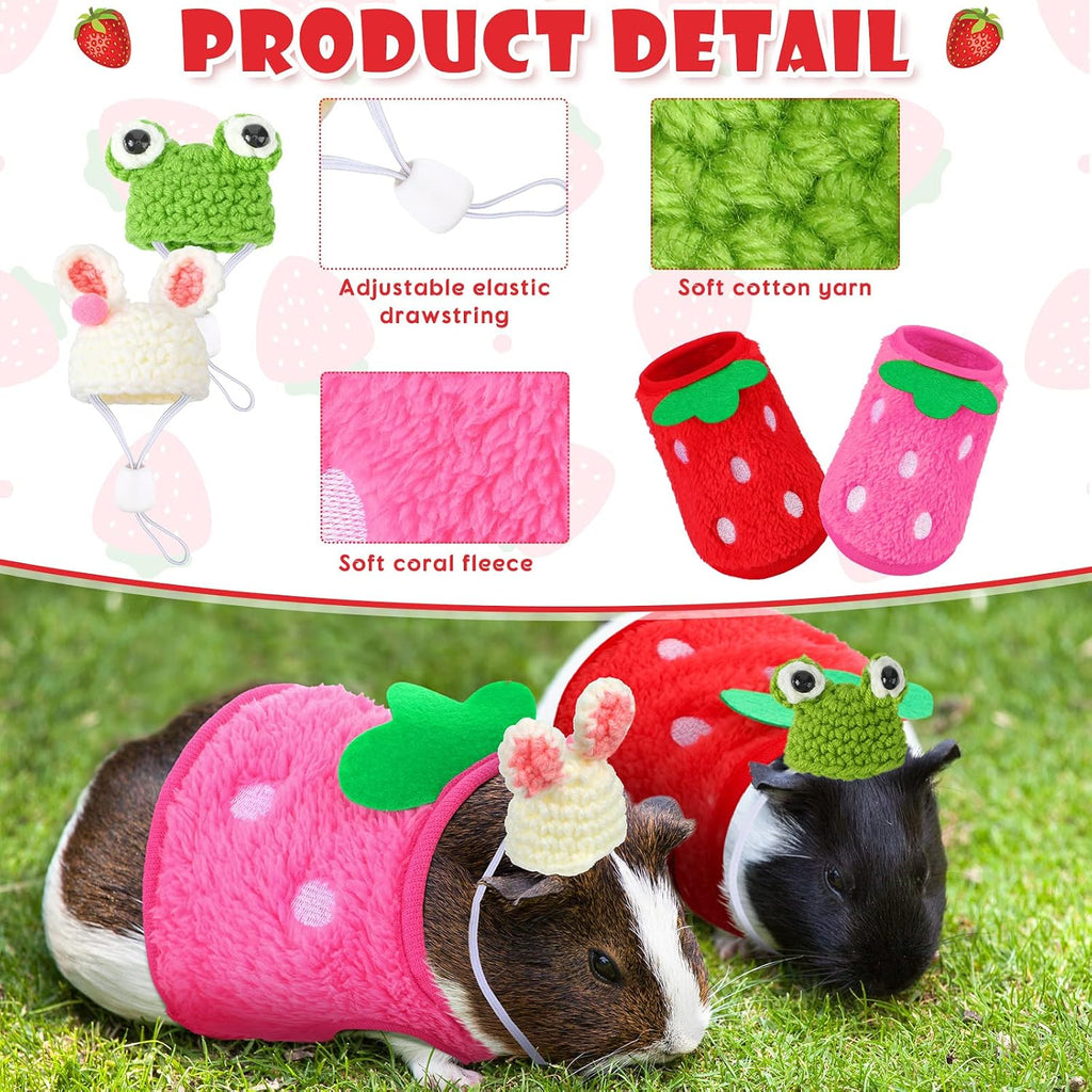 Mixweer guinea pig outfit front view with adjustable chin strap