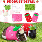 Mixweer guinea pig outfit front view with adjustable chin strap